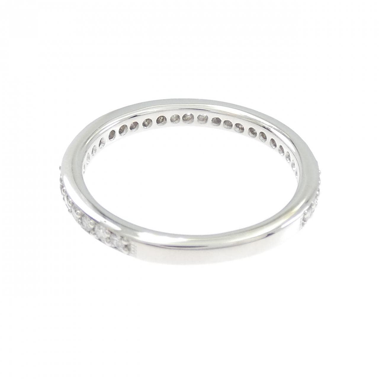 750WG ハーフエタニティ ダイヤモンド リング