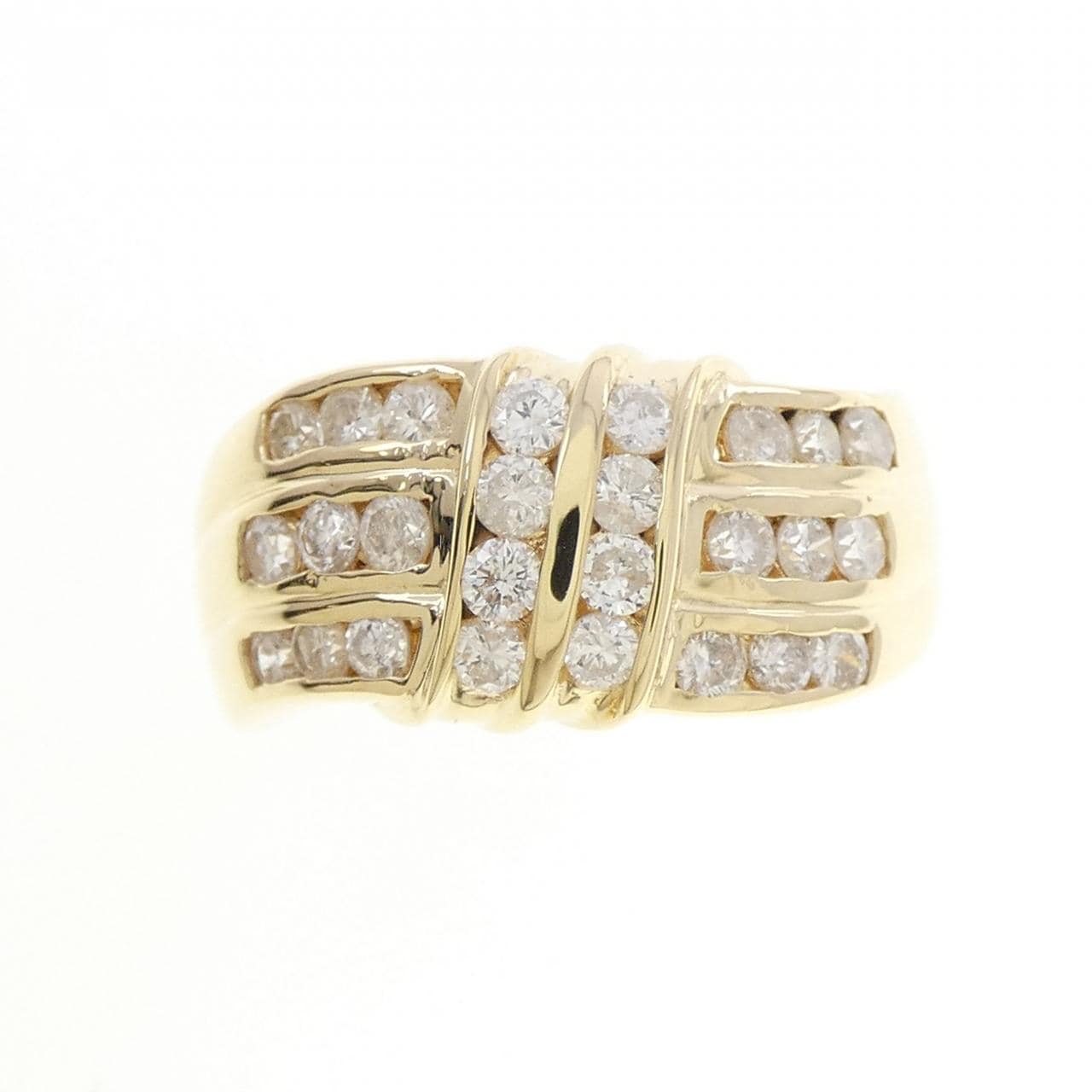 K18YG ダイヤモンド リング 0.83CT