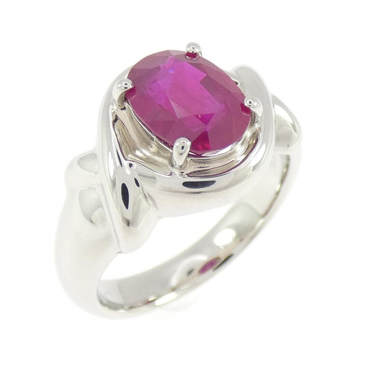 PT900 ルビー リング 2.55CT