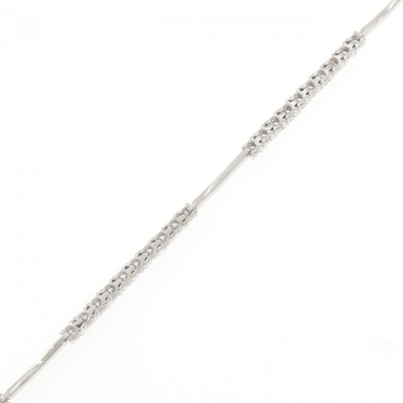 K18WG ダイヤモンド ブレスレット 1.50CT