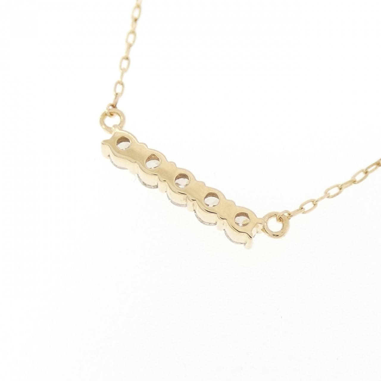 K10YG ダイヤモンド ネックレス 0.08CT