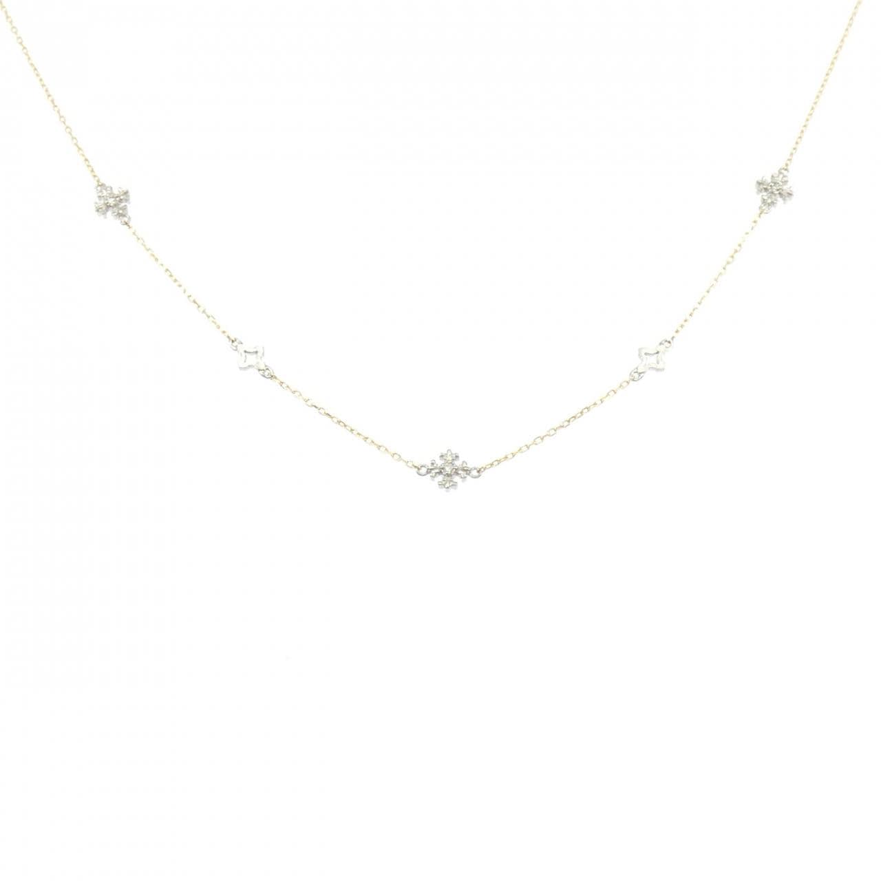 アガット ダイヤモンド ネックレス 0.02CT