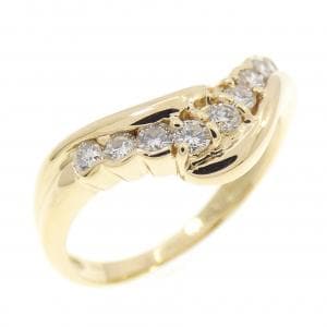 K18YG ダイヤモンド リング 0.30CT