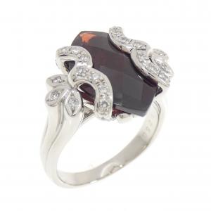 PT900 ガーネット リング 7.142CT
