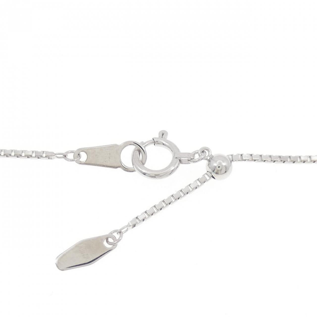 K18WG カルセドニー ネックレス 9.45CT