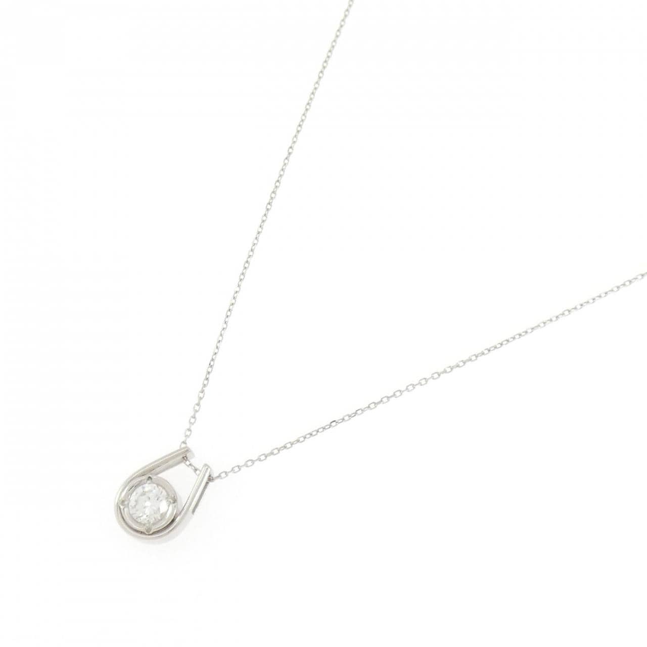 PT900/PT850 ダイヤモンド ネックレス 0.32CT
