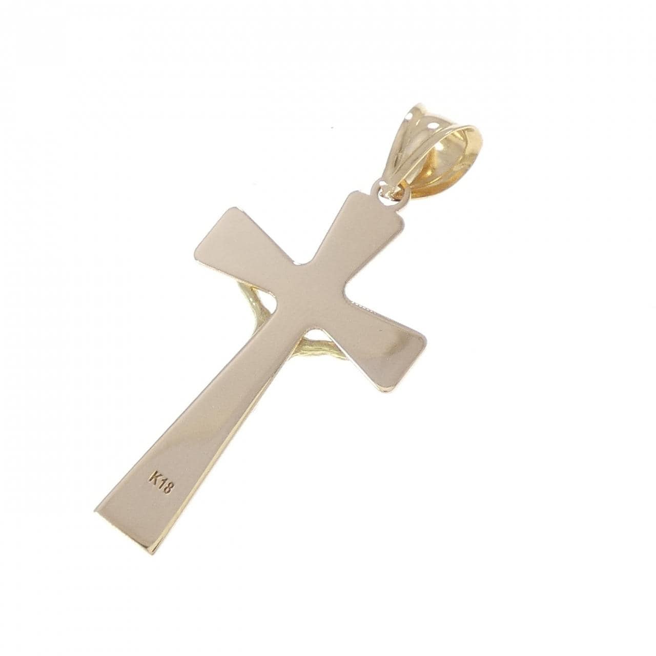 K18YG クロス ペンダント
