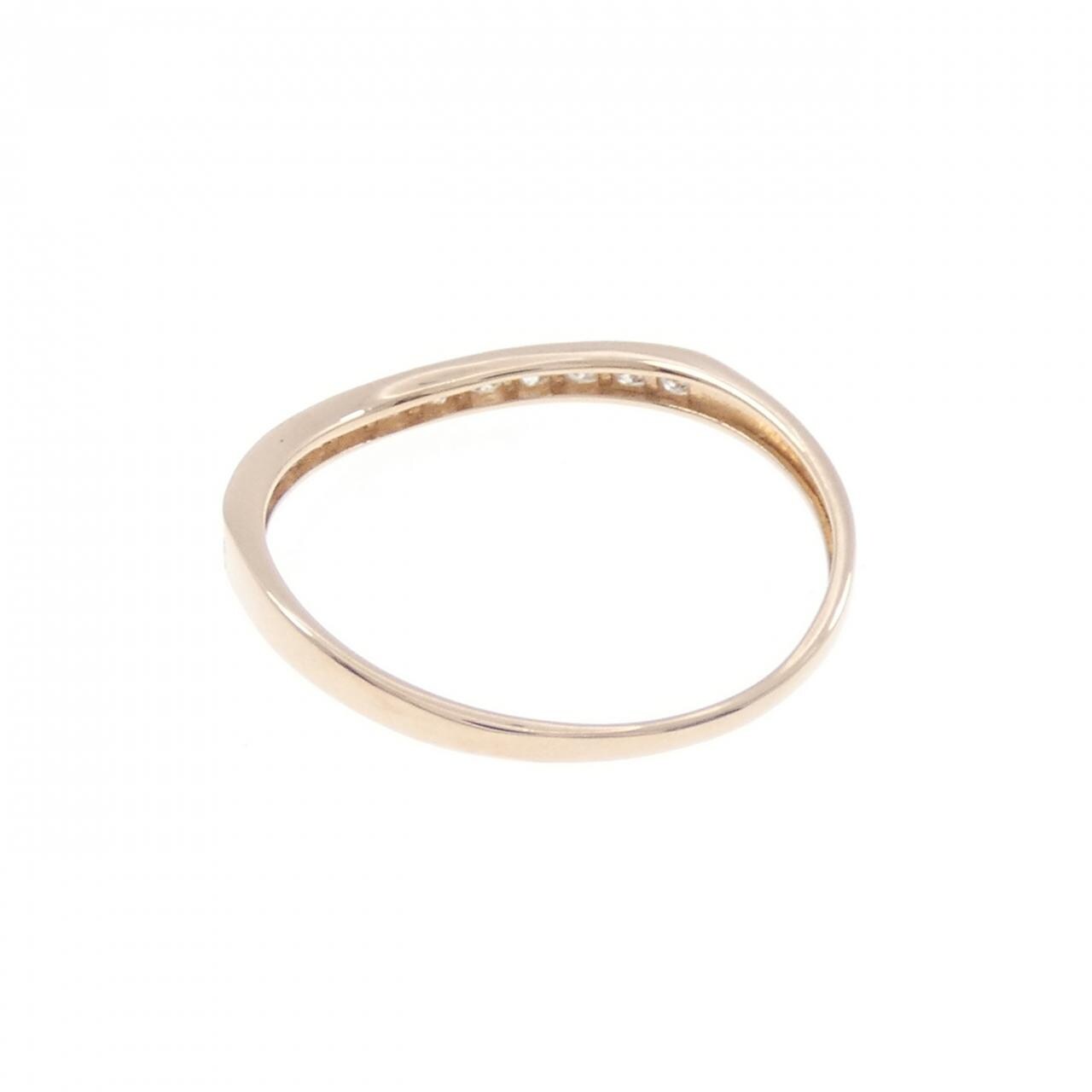 K18PG ダイヤモンド リング 0.15CT