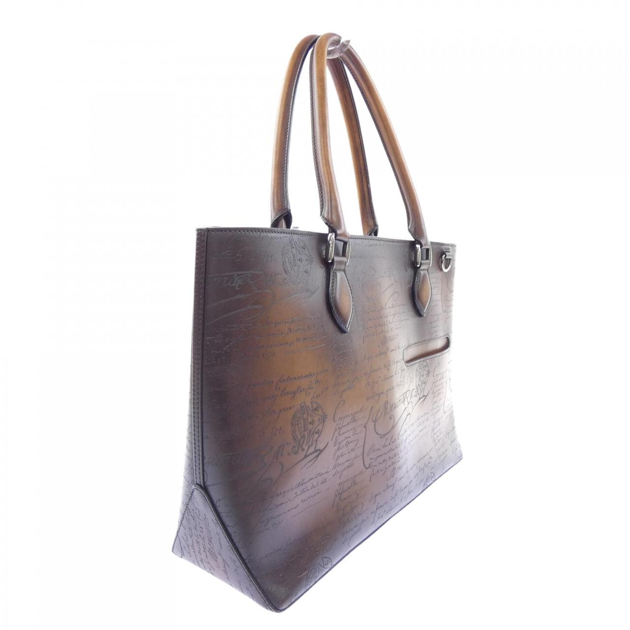ベルルッティ Berluti トゥジュールスクリットレザートートバッグ BAG
