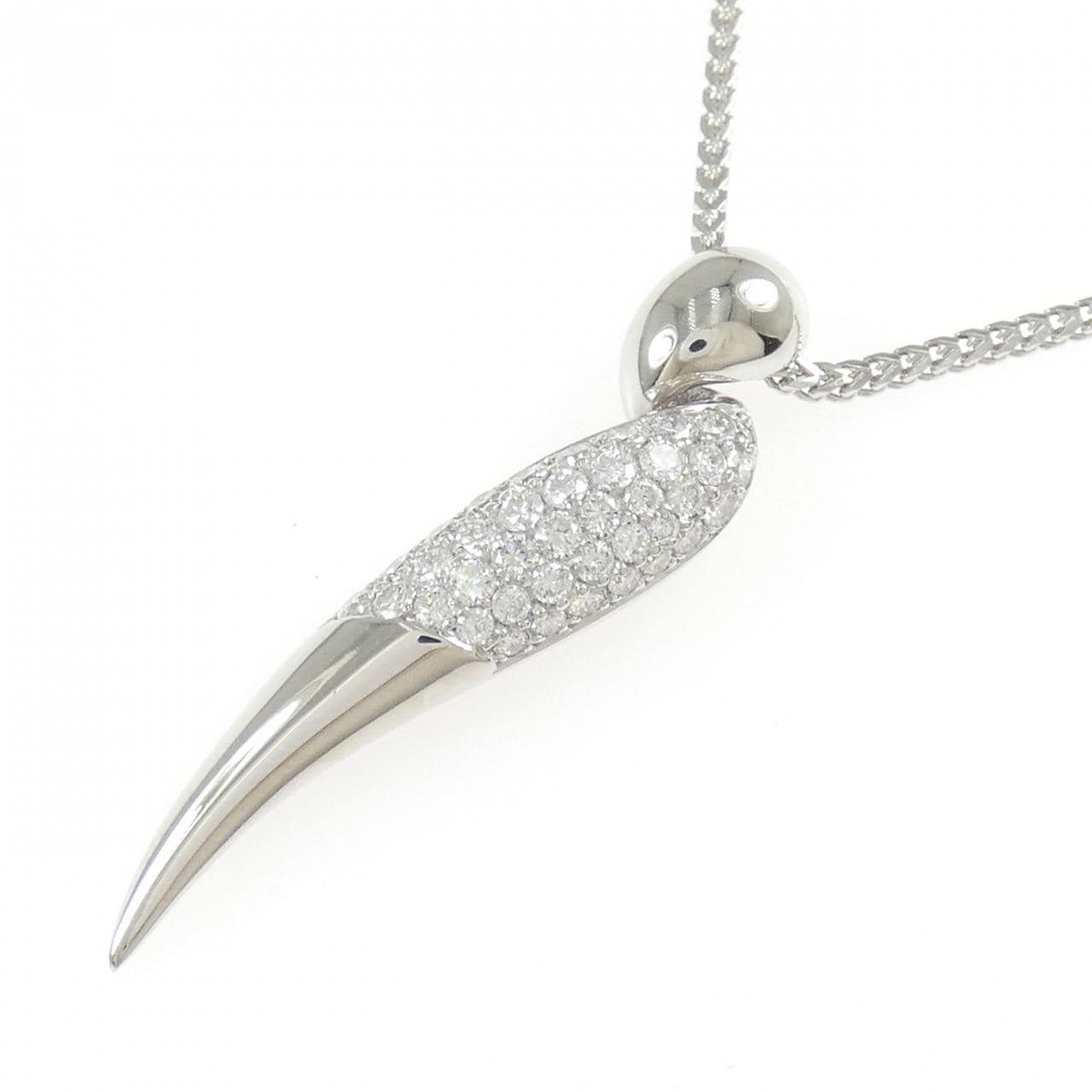 PT900/PT850 ダイヤモンド ネックレス 0.57CT