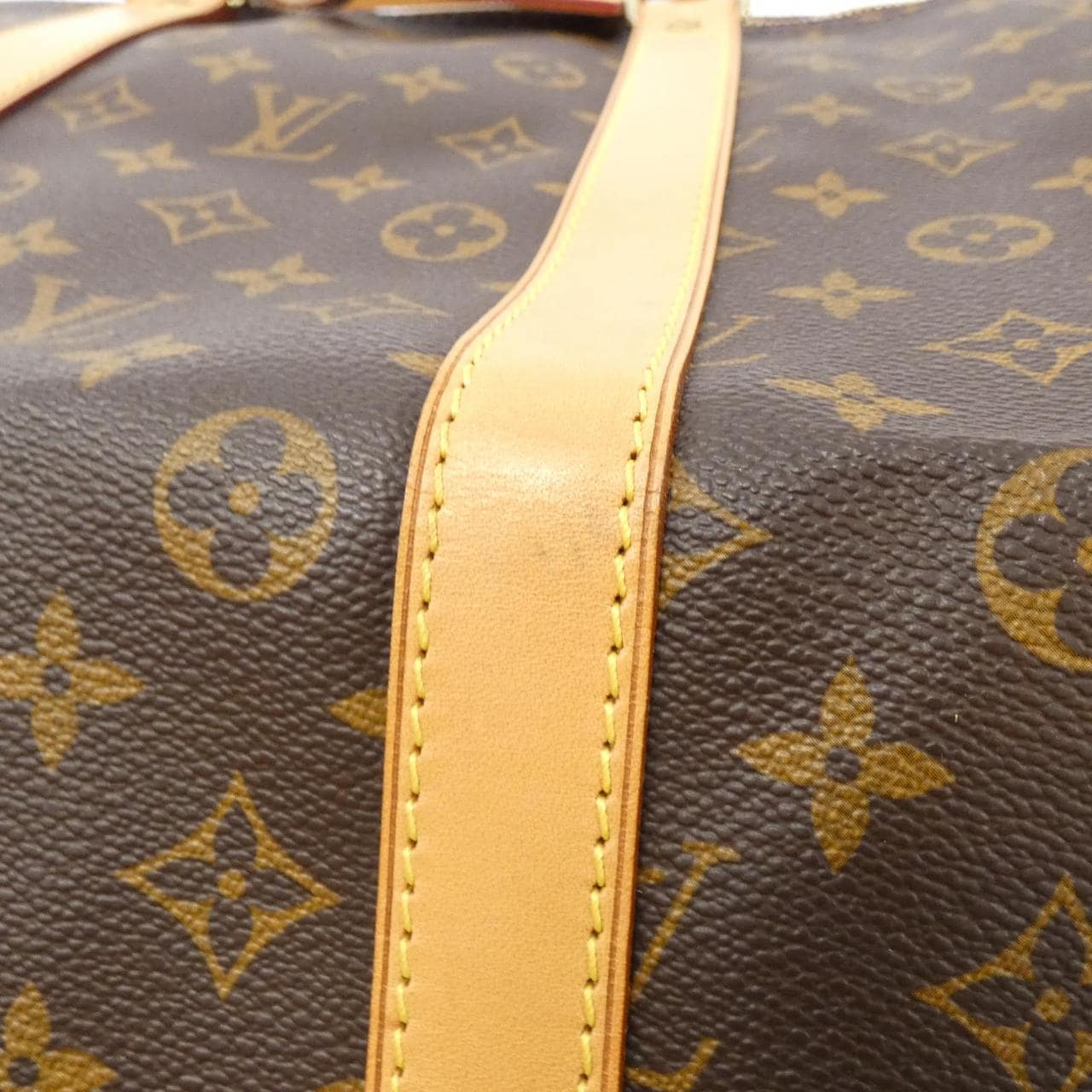 LOUIS VUITTON Monogram Keepall 55 公分 M41424 波士頓包