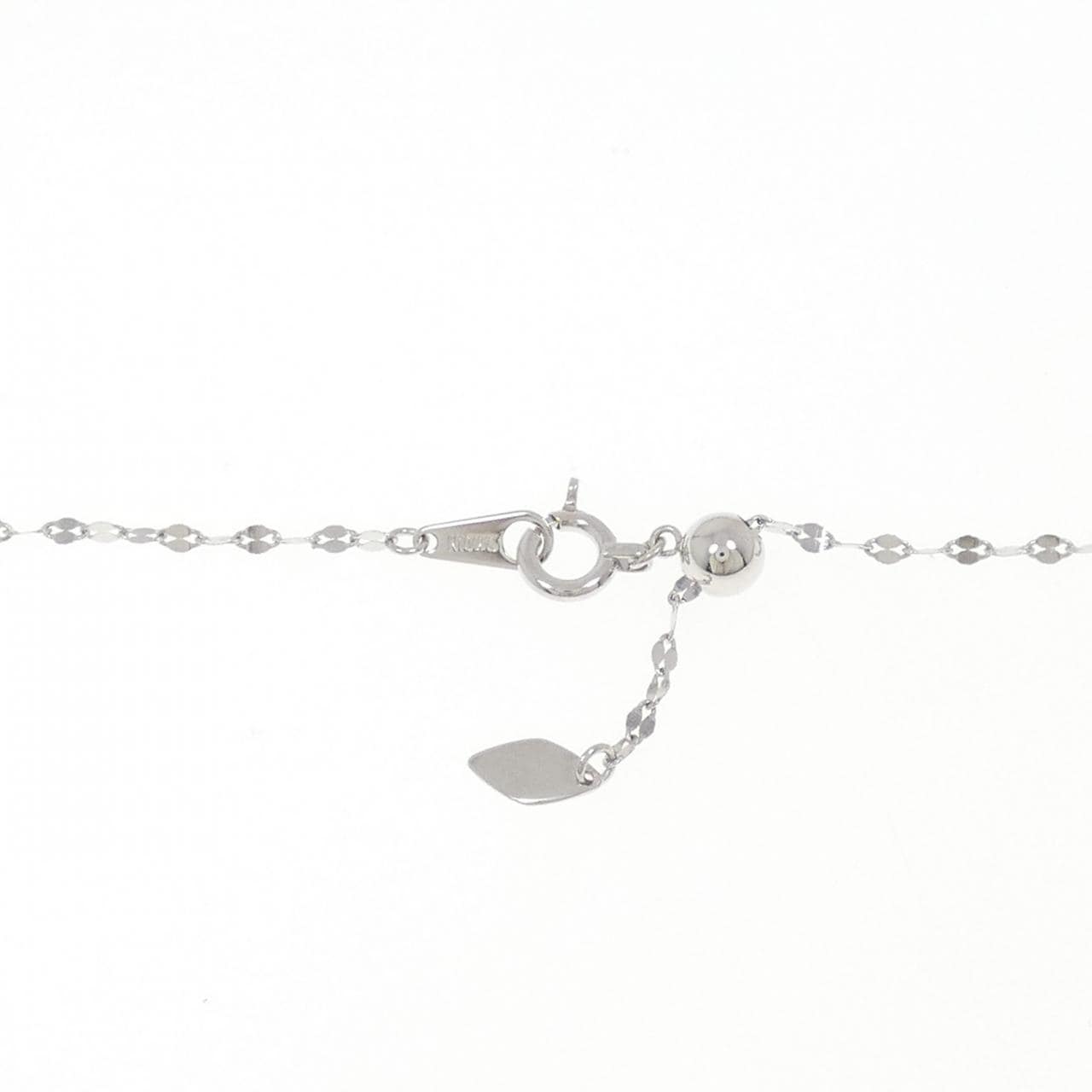 K10WG ダイヤモンド ネックレス 0.06CT