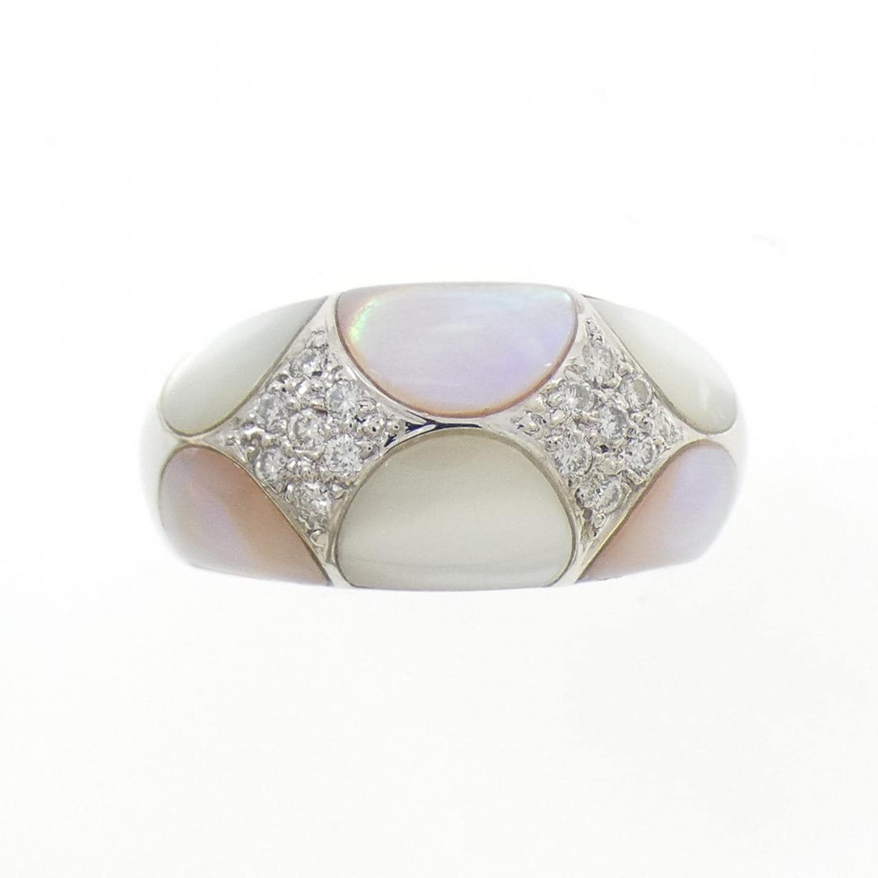 750WG マザーオブパール リング