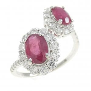 【新品】PT ルビー リング 1.32CT