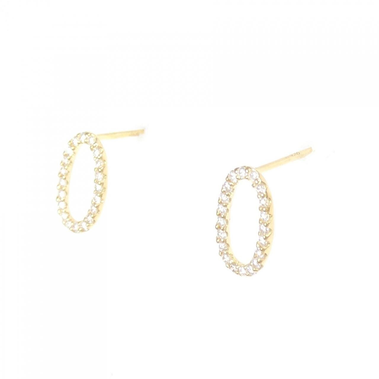 【リメイク】K18YG ダイヤモンド ピアス 0.20CT