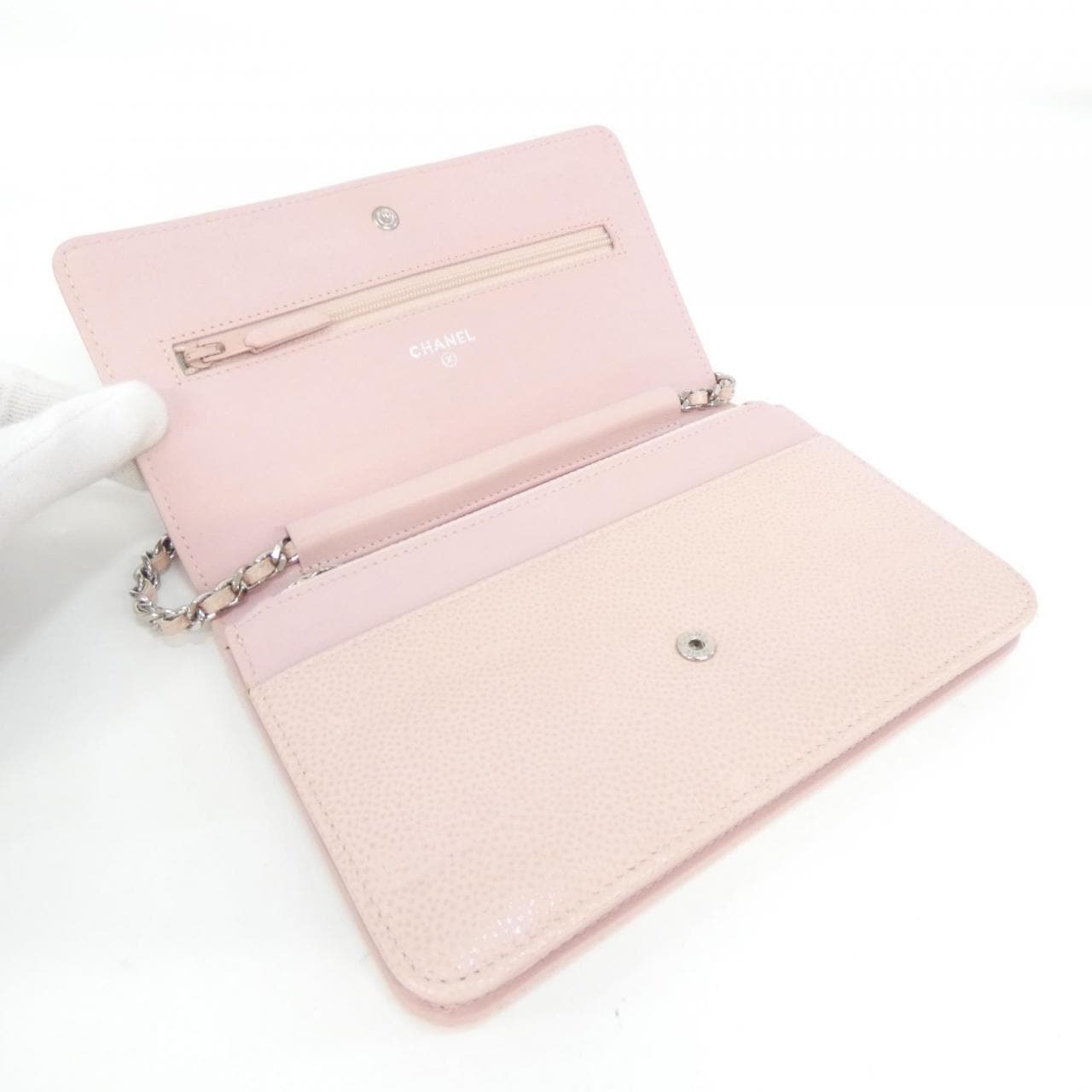シャネル タイムレスCC ライン 48654 チェーンウォレット