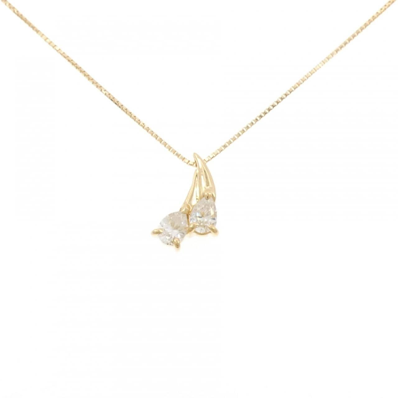K18YG ダイヤモンド ネックレス 0.65CT