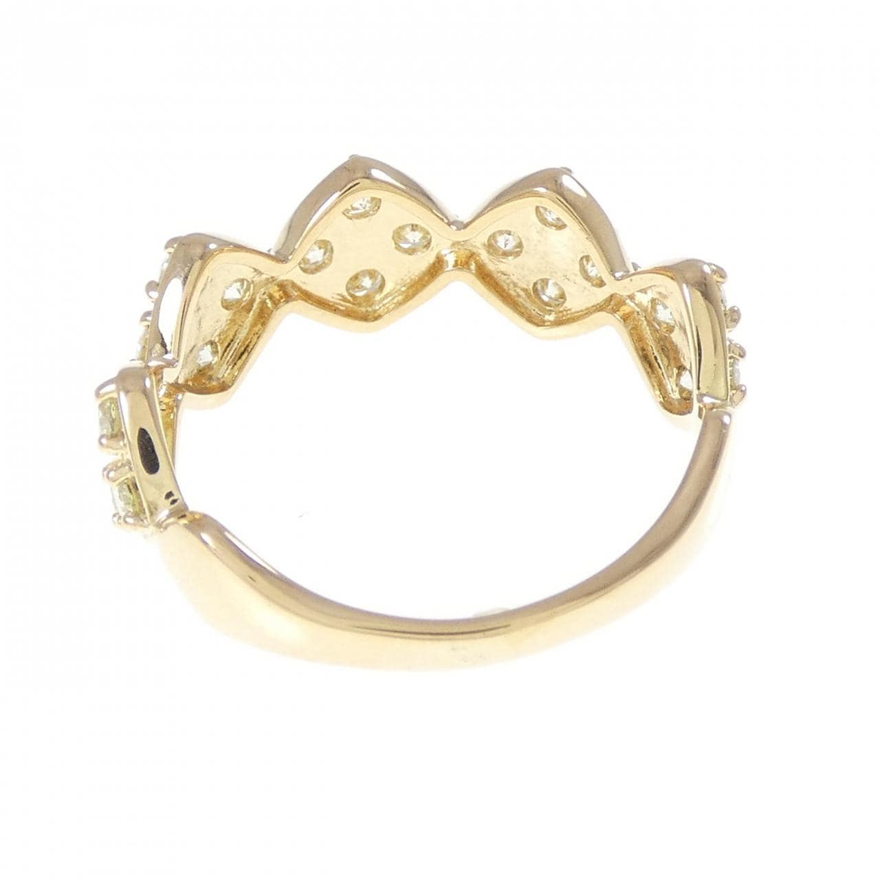 K18YG ダイヤモンド リング 0.67CT