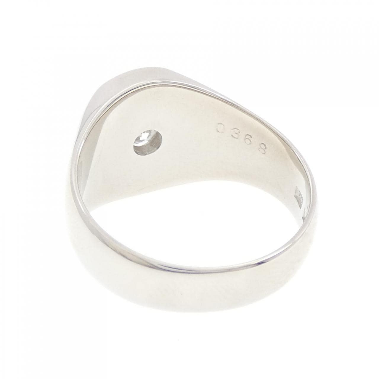 PT900钻石戒指，0.368克拉