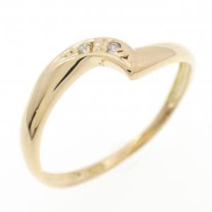 K18YG ダイヤモンド リング