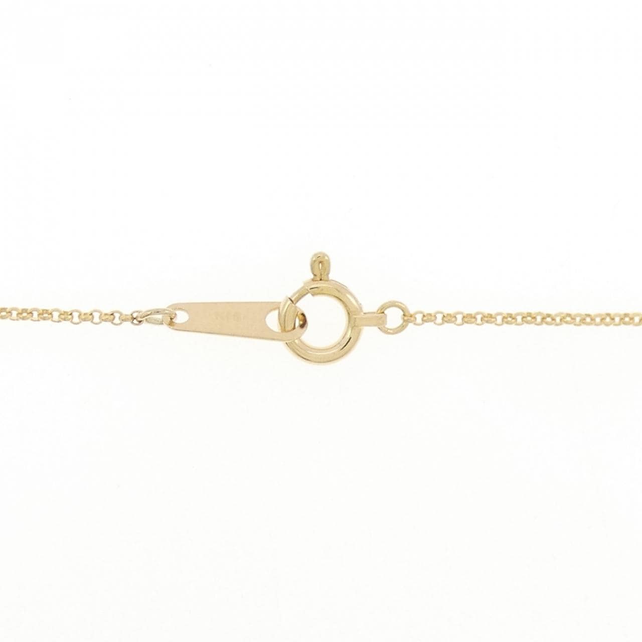 K18YG ソリティア ダイヤモンド ネックレス 0.17CT