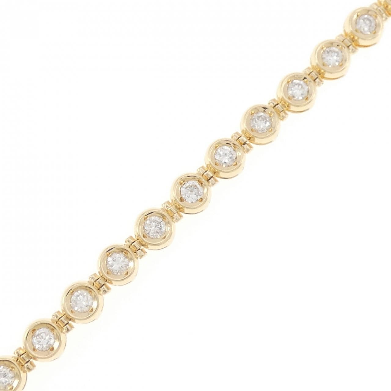 K18YG ダイヤモンド ブレスレット 1.50CT