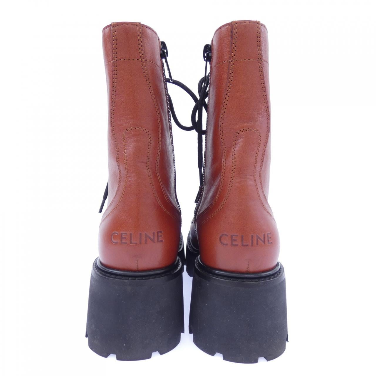 セリーヌ CELINE トリオンフレンジャー　ミッドレースアップ 357583579C ブーツ