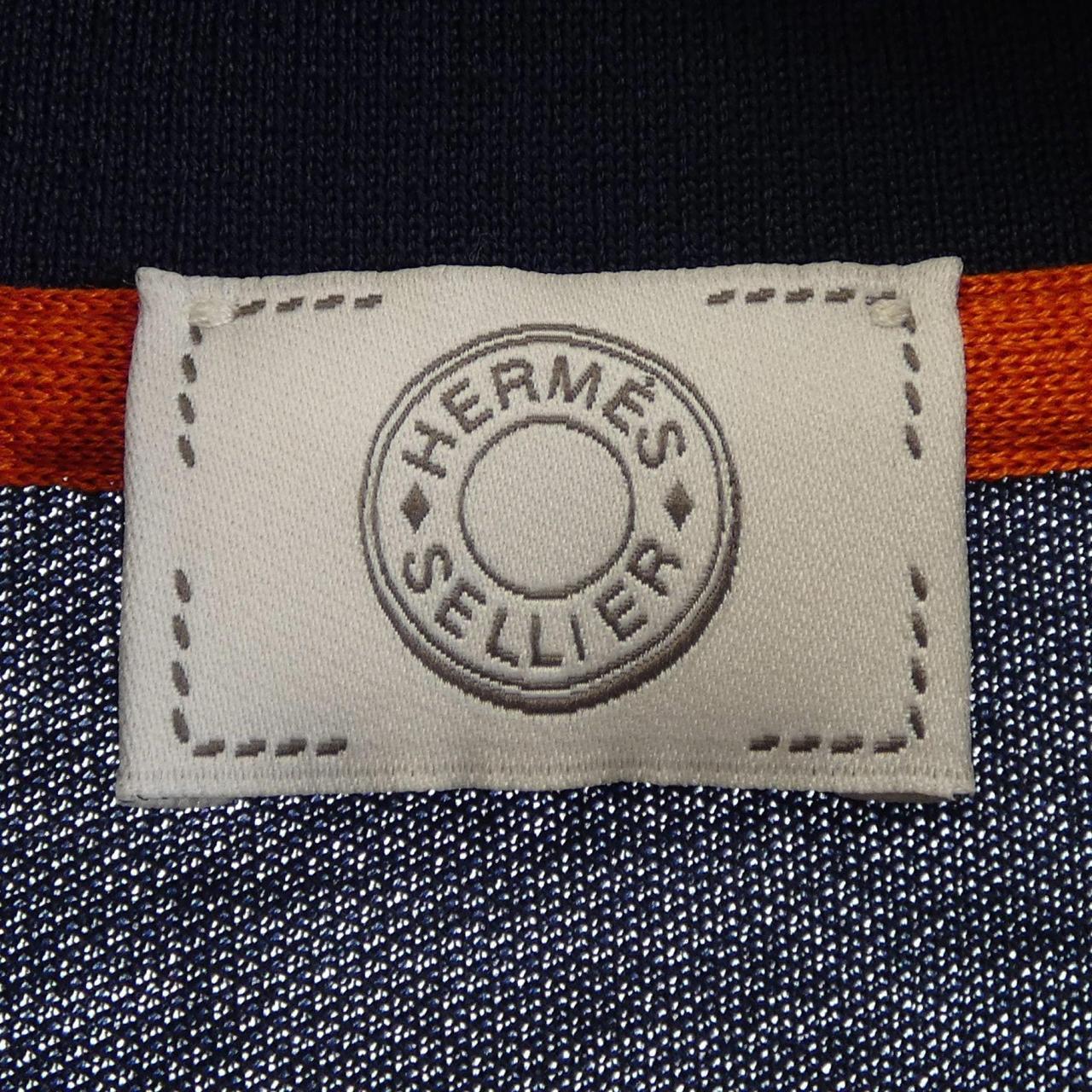エルメス HERMES クルードセル メンズ H800271E ドゥブル･ジュー ポロシャツ