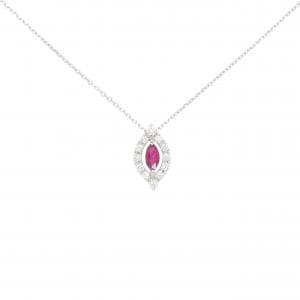 タサキ ルビー ネックレス 0.29CT