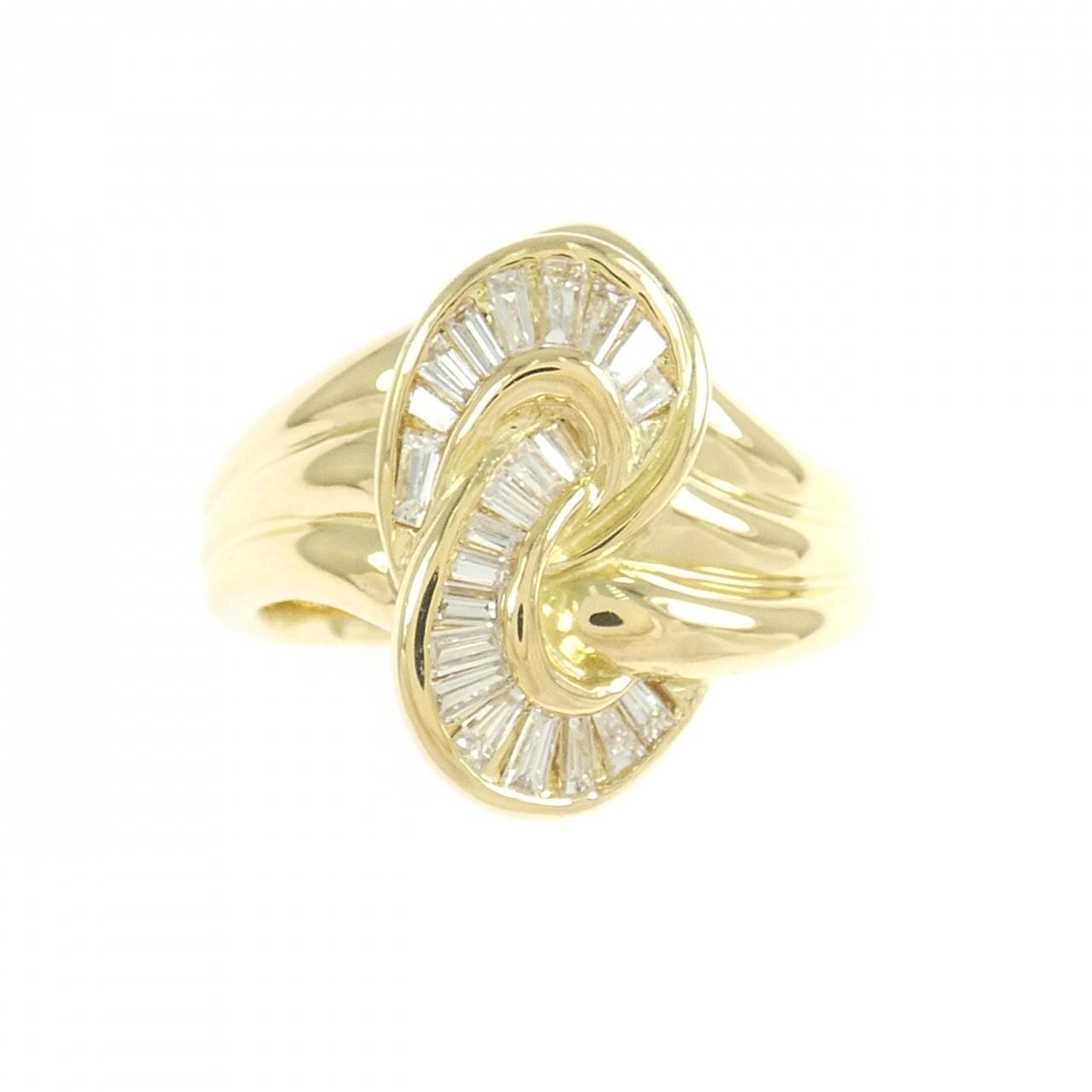 K18YG ダイヤモンド リング 0.36CT