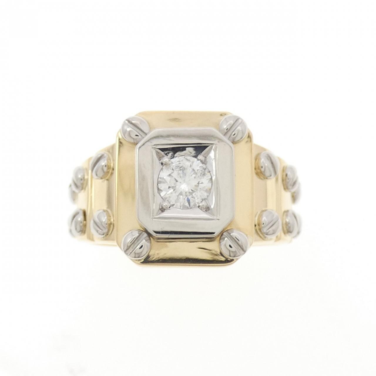 K18YG/PT900 ダイヤモンド リング 0.311CT