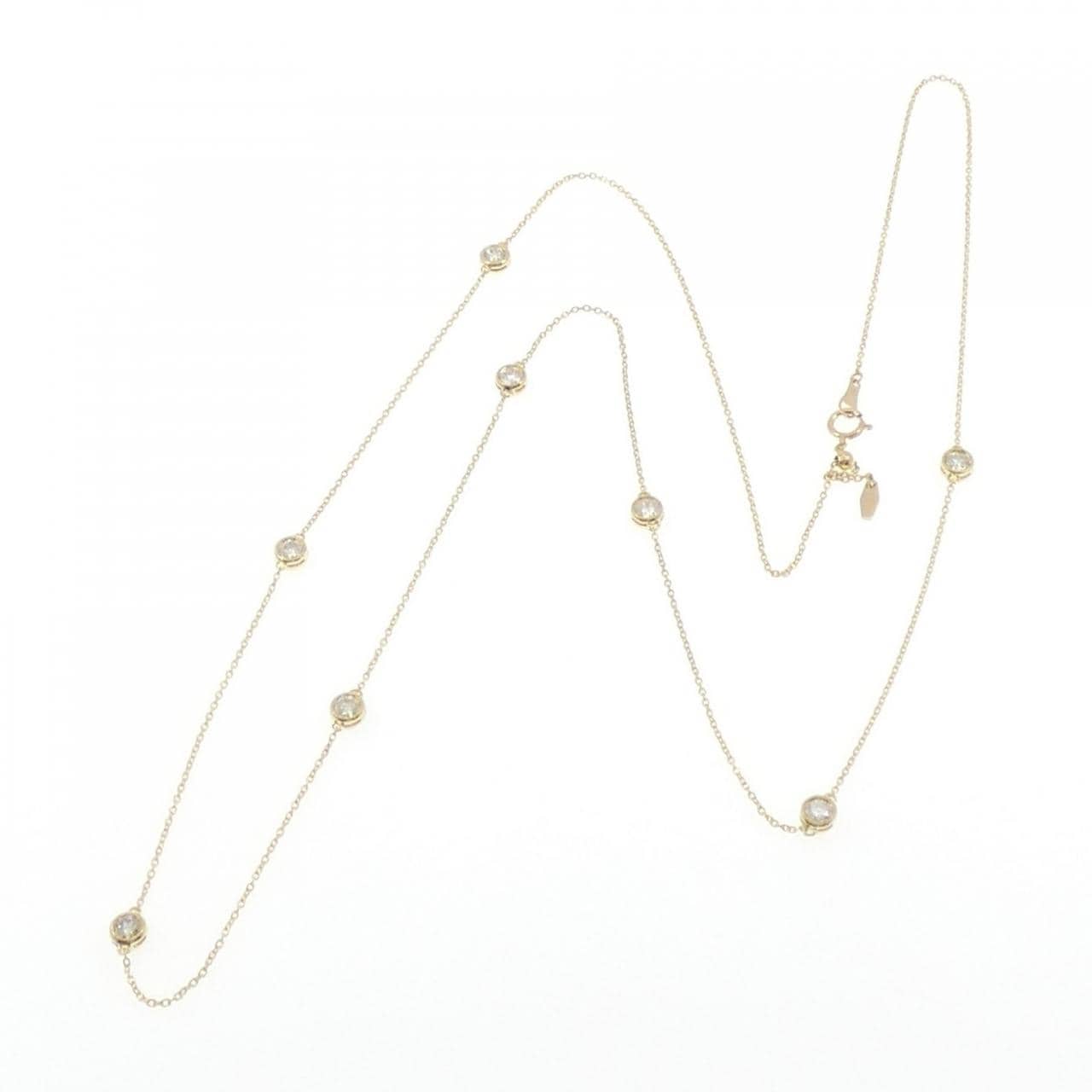 K18YG ダイヤモンド ネックレス 1.52CT