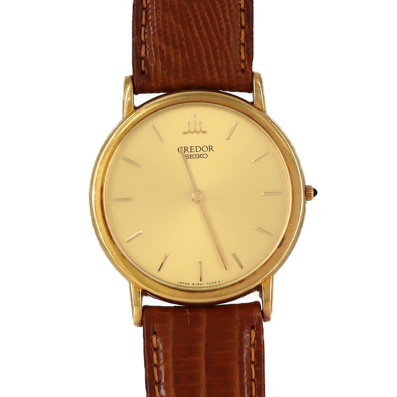 セイコー クレドール YG 8J80-7000 YG クォーツ