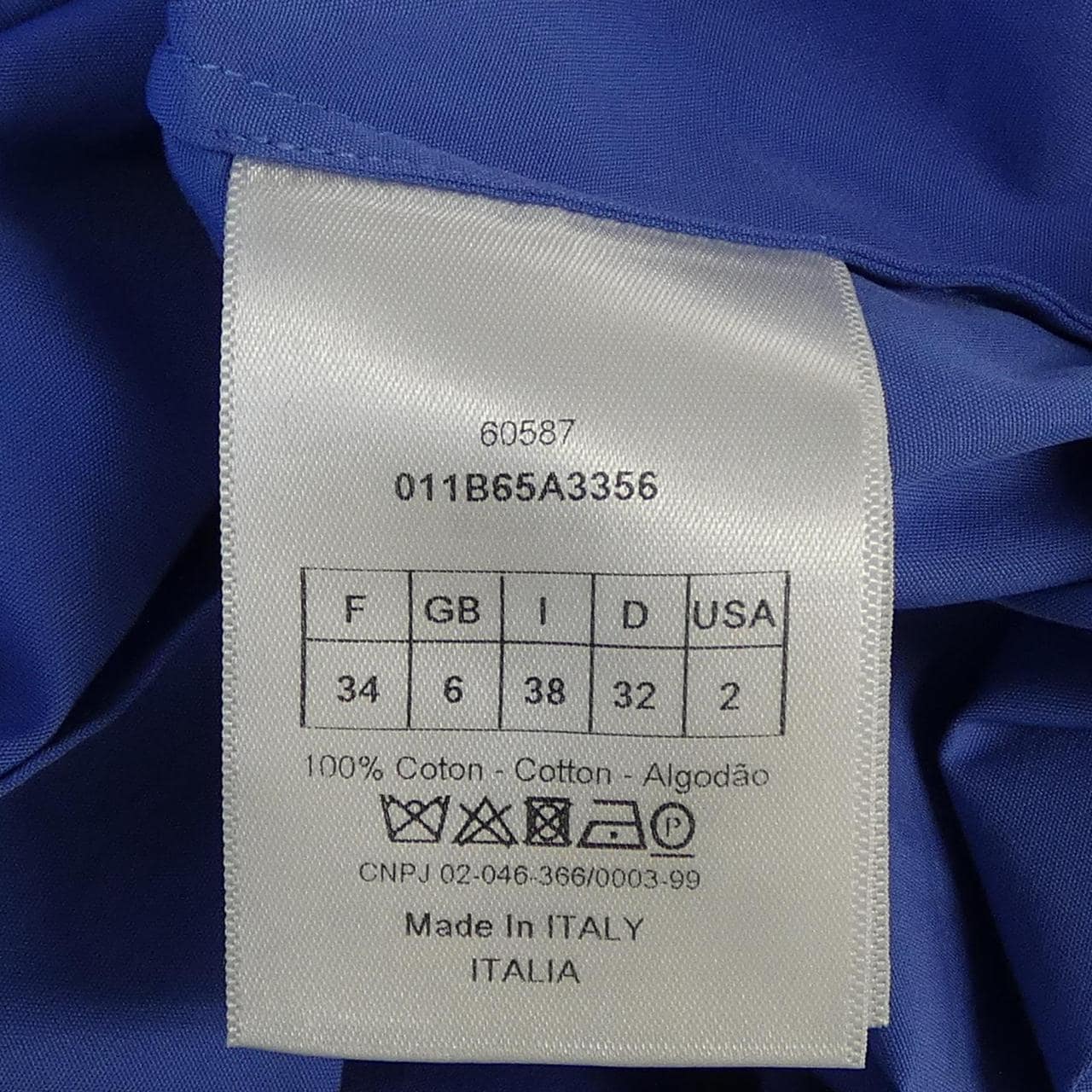 クリスチャンディオール CHRISTIAN DIOR 011B65A3356 シャツ