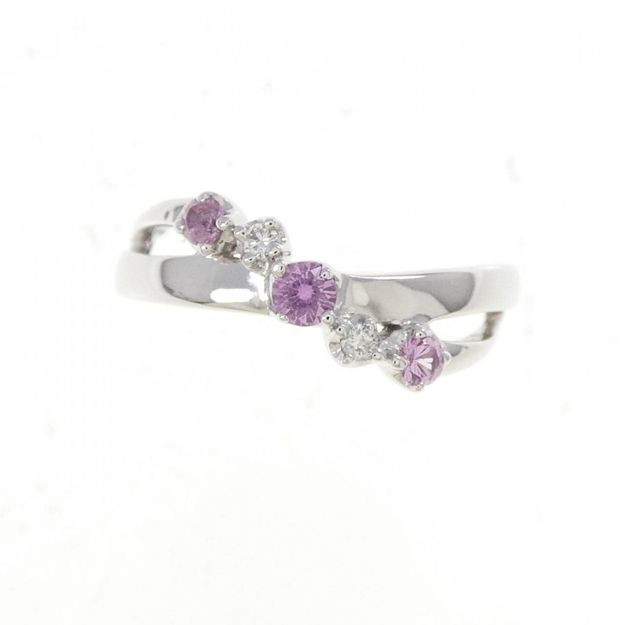 4゜C 合成サファイヤ リング