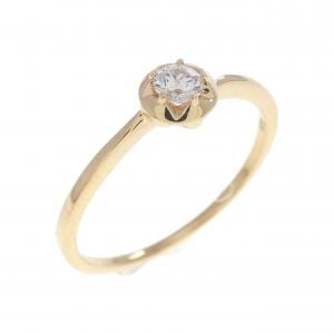 K18YG ダイヤモンド リング 0.114CT