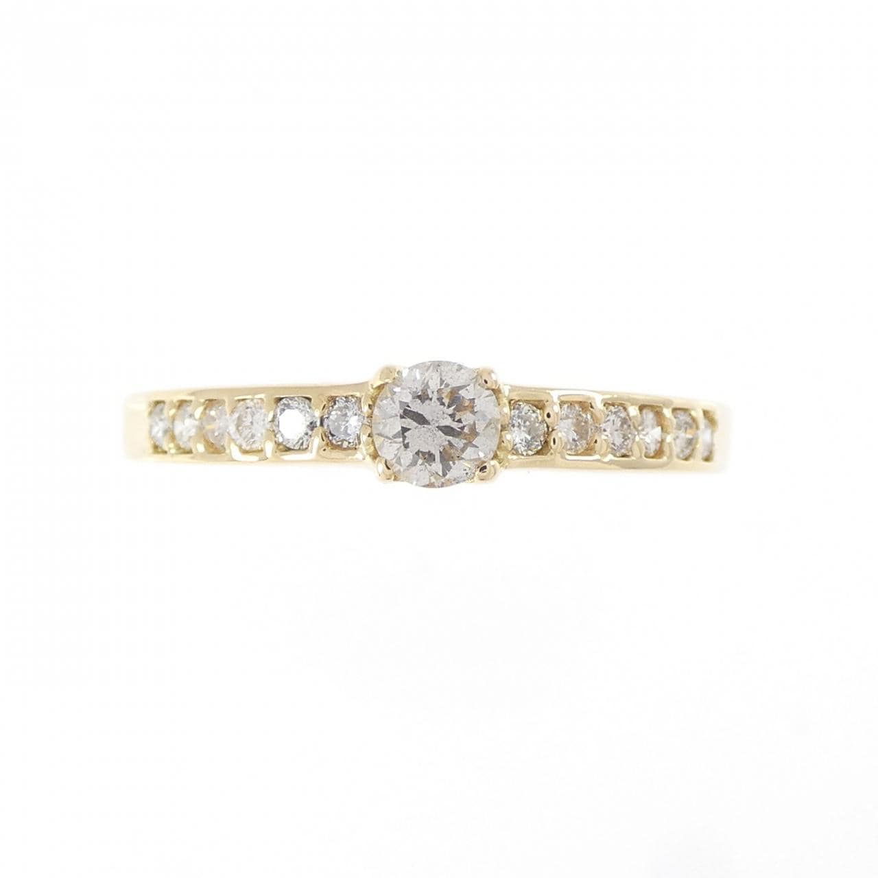 K18YG ダイヤモンド リング 0.30CT