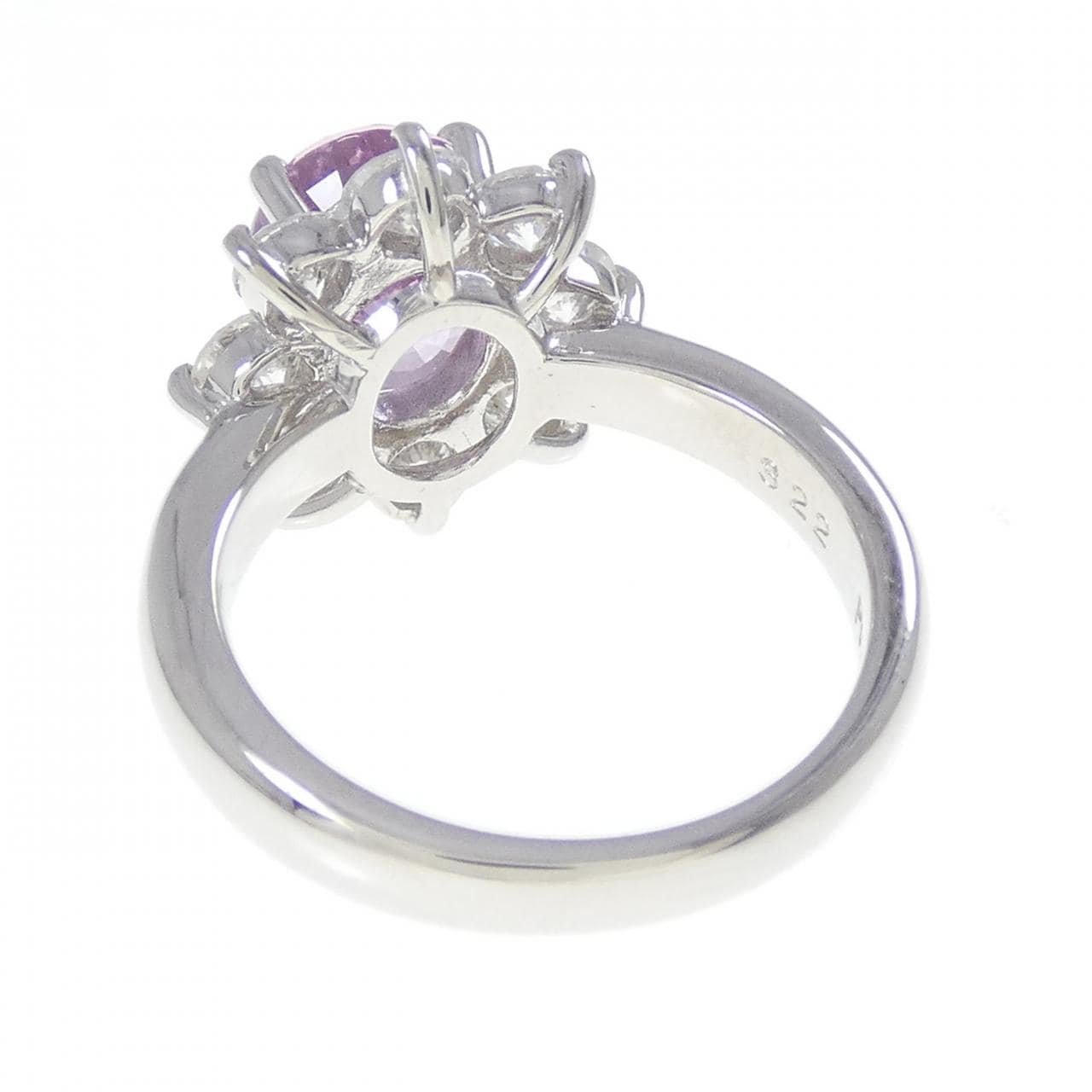 PT900蓝宝石戒指3.22CT斯里兰卡产