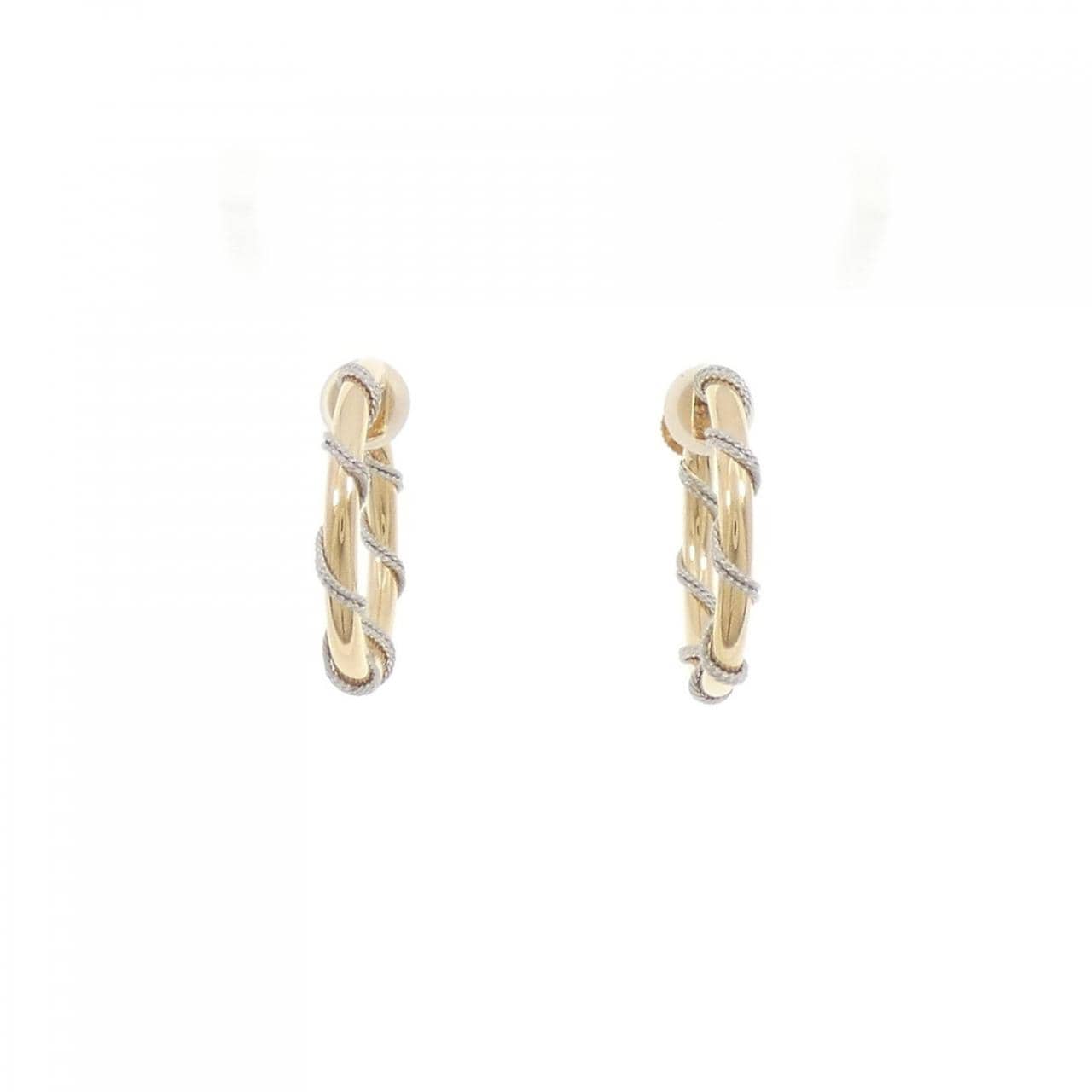 K18YG/PT900 Earrings