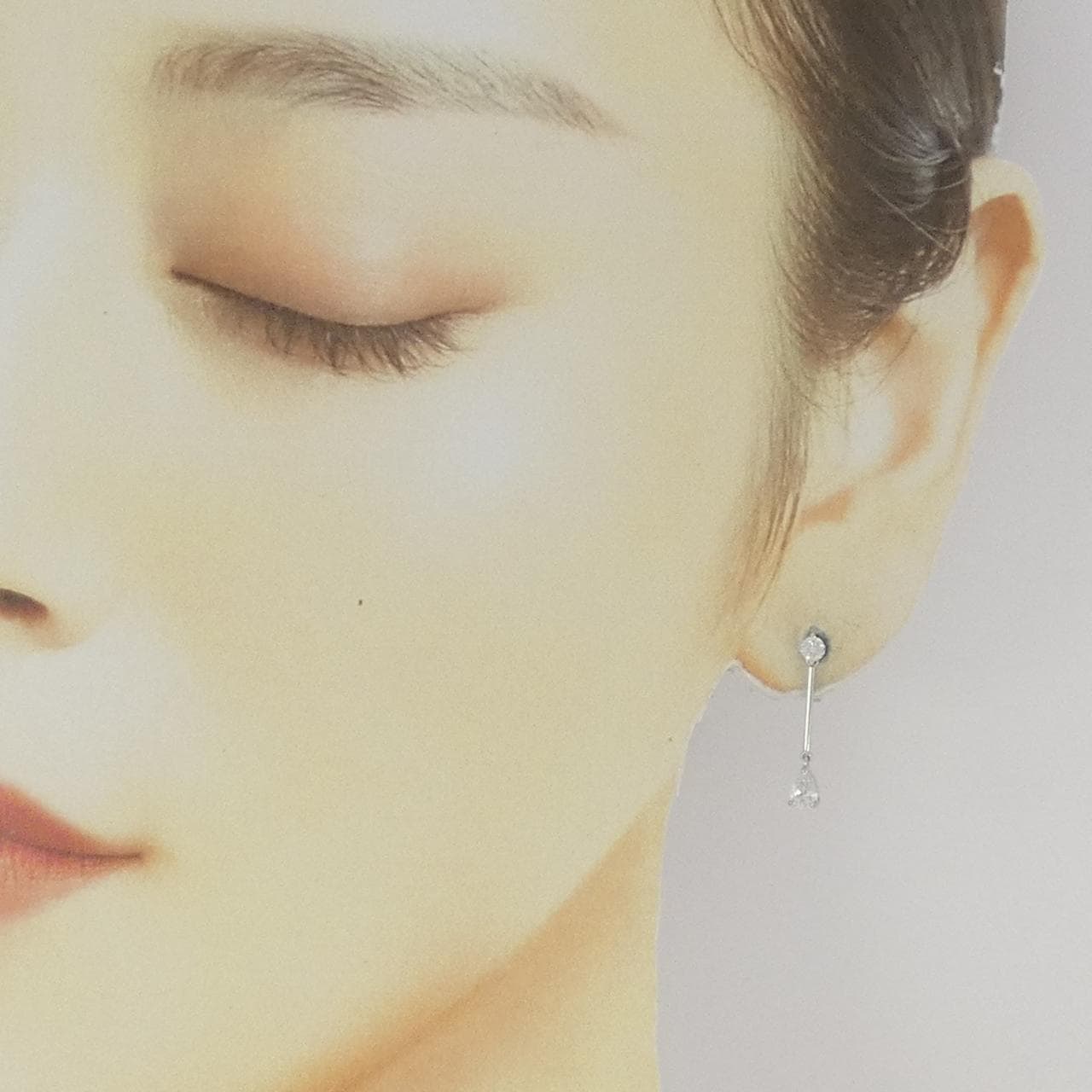 PT900 ダイヤモンド ピアス 0.50CT