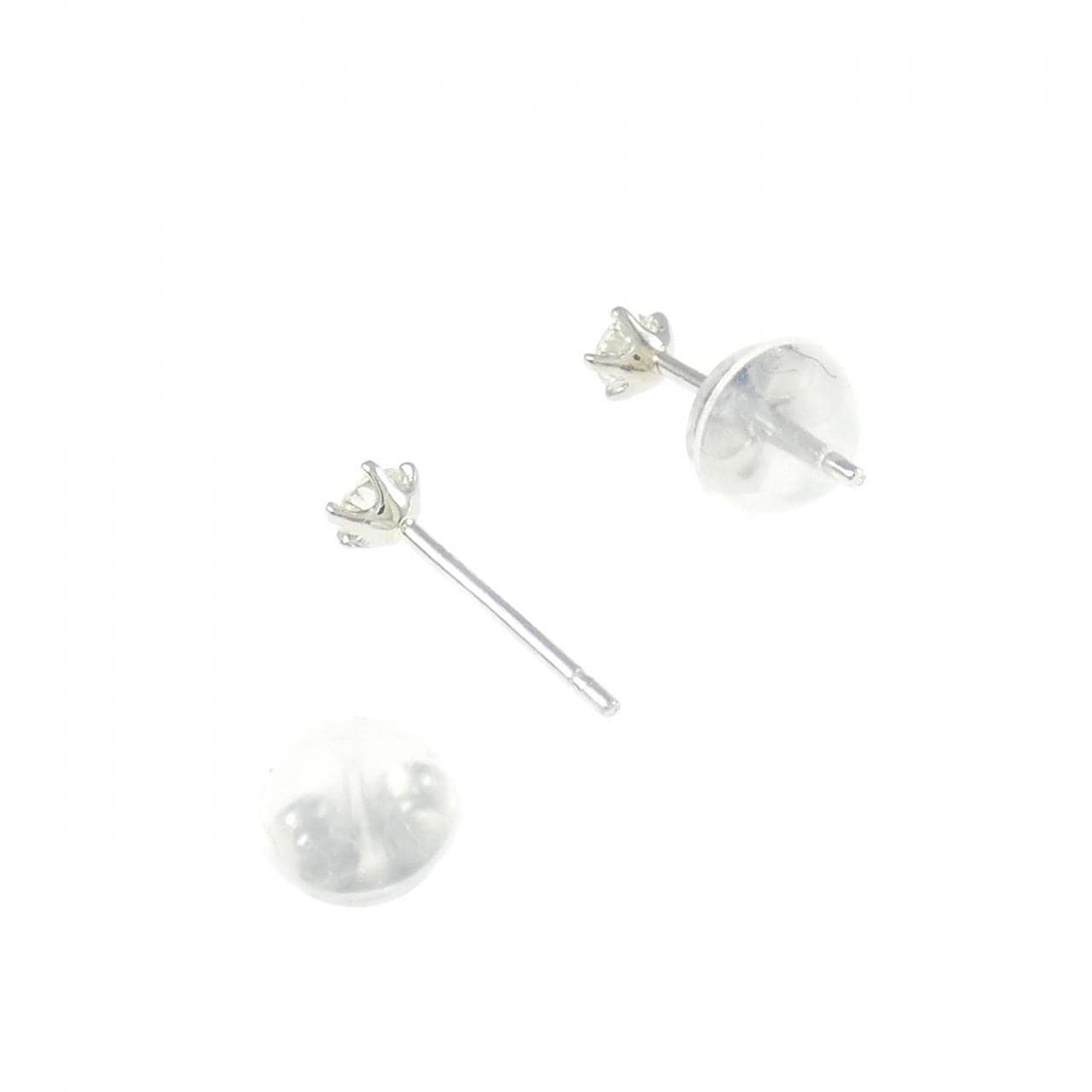 PT900 ダイヤモンド ピアス 0.10CT