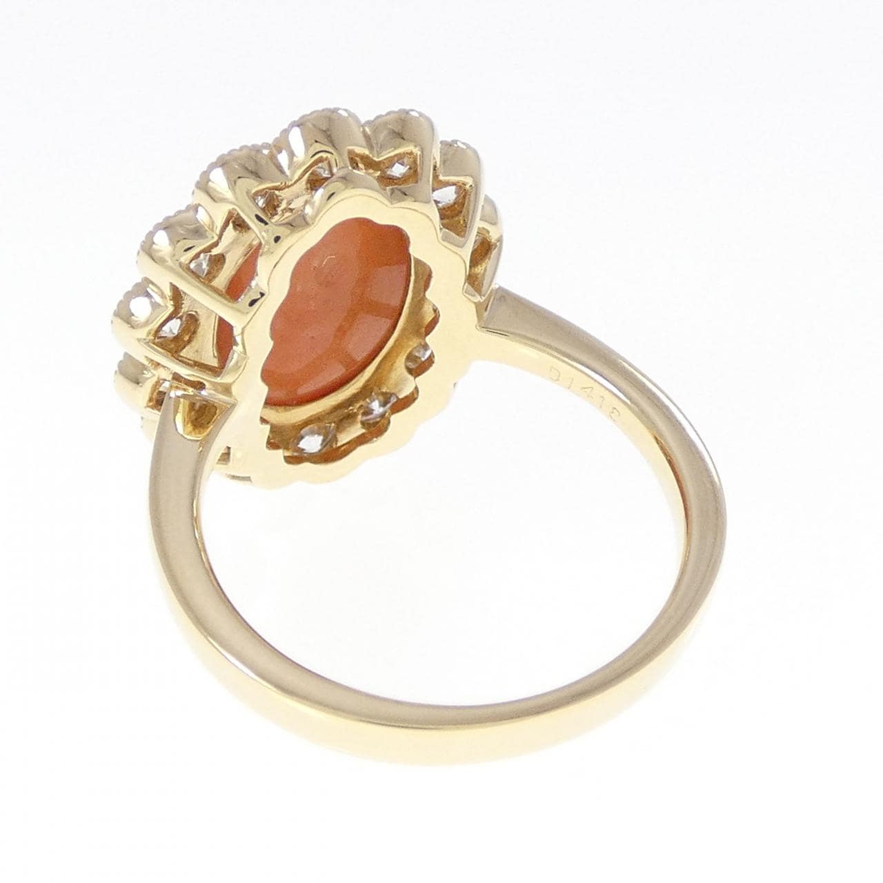 K18YG サンゴ リング