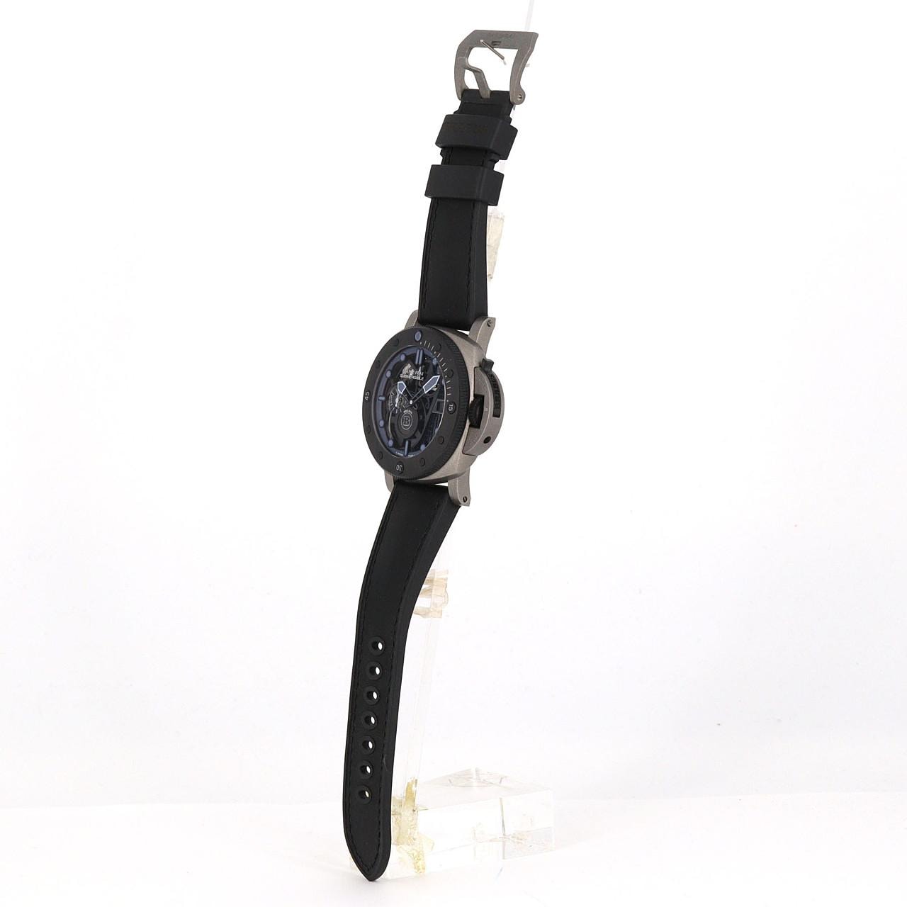 パネライ サブマーシブルS ブラバス ブルーシャドウエディション PAM01241 TI 自動巻