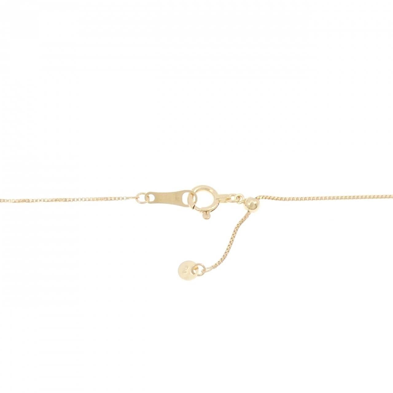 K18YG クロス ダイヤモンド ネックレス 0.50CT