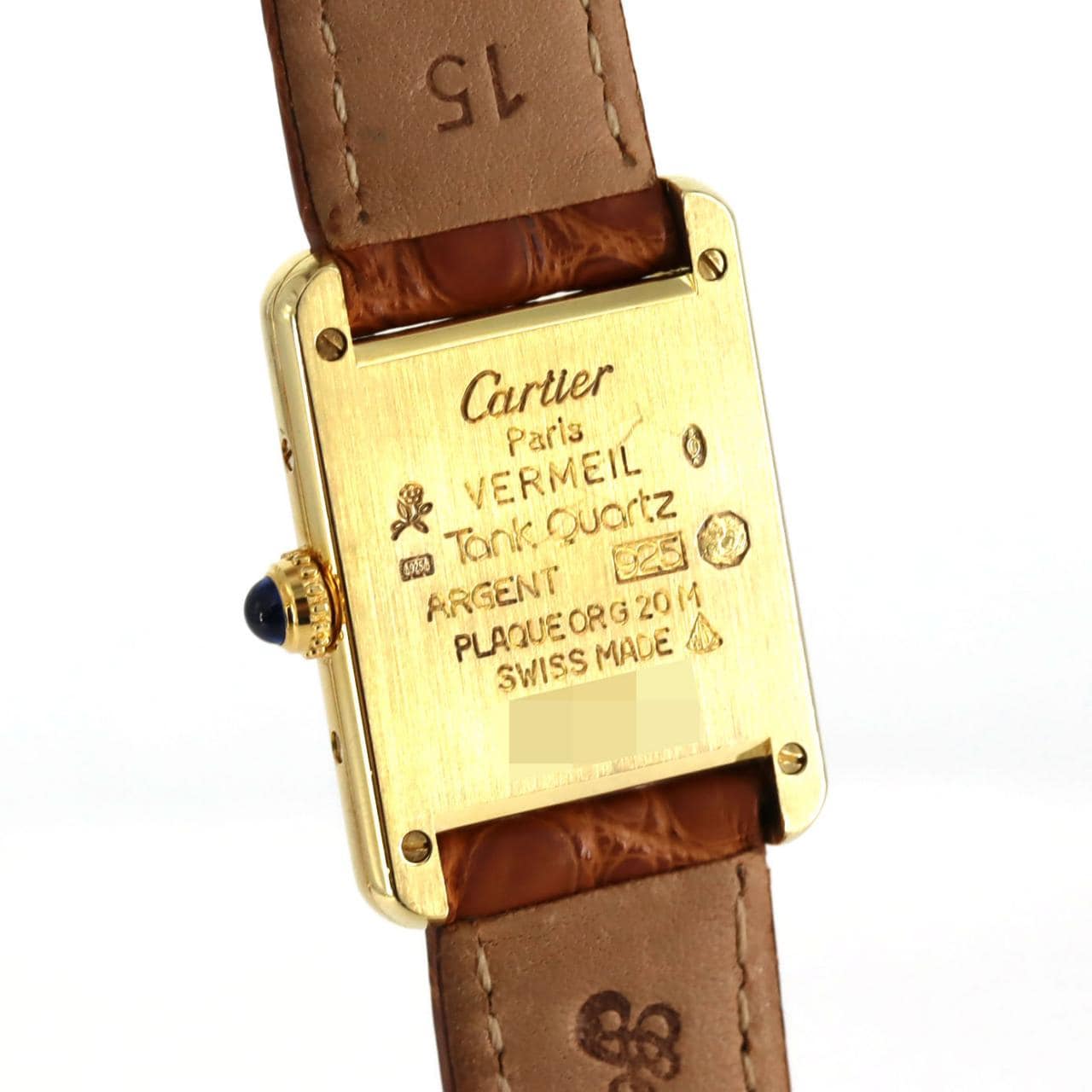 カルティエ マストタンクSM GP W1003153 GP クォーツ