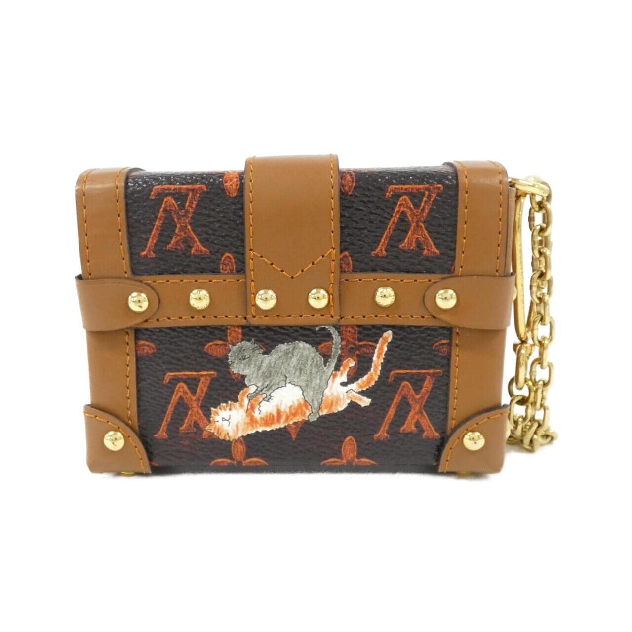 ルイヴィトン モノグラム(キャットグラム) エッセンシャル トランク M63892 キーリング