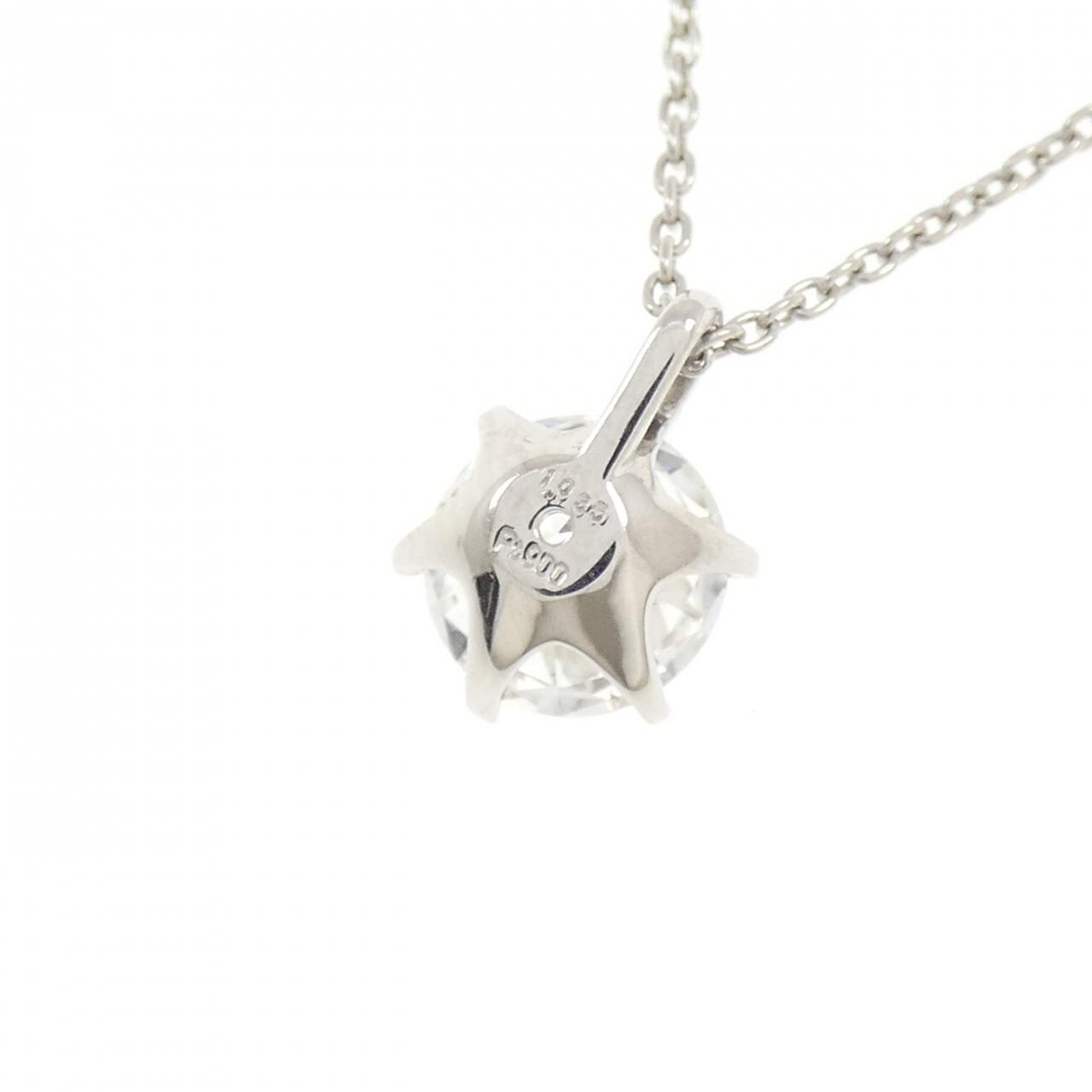 【リメイク】PT900/PT850 ダイヤモンド ネックレス 1.035CT E SI1 VG