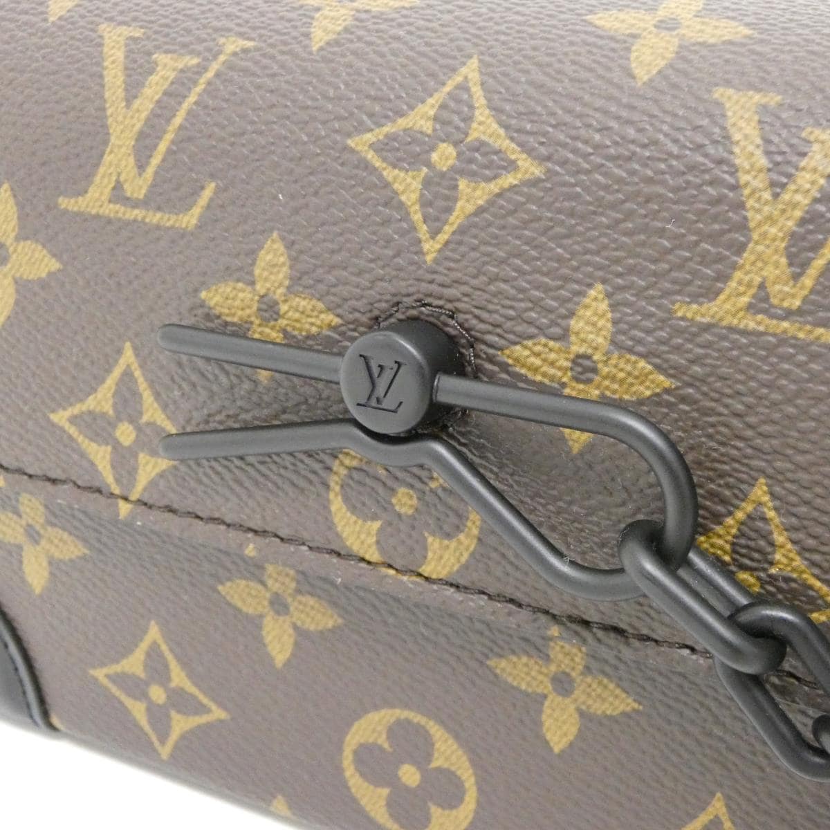 [未使用品] LOUIS VUITTON Monogram Macassar Steamer 穿戴式錢包 M83613 包