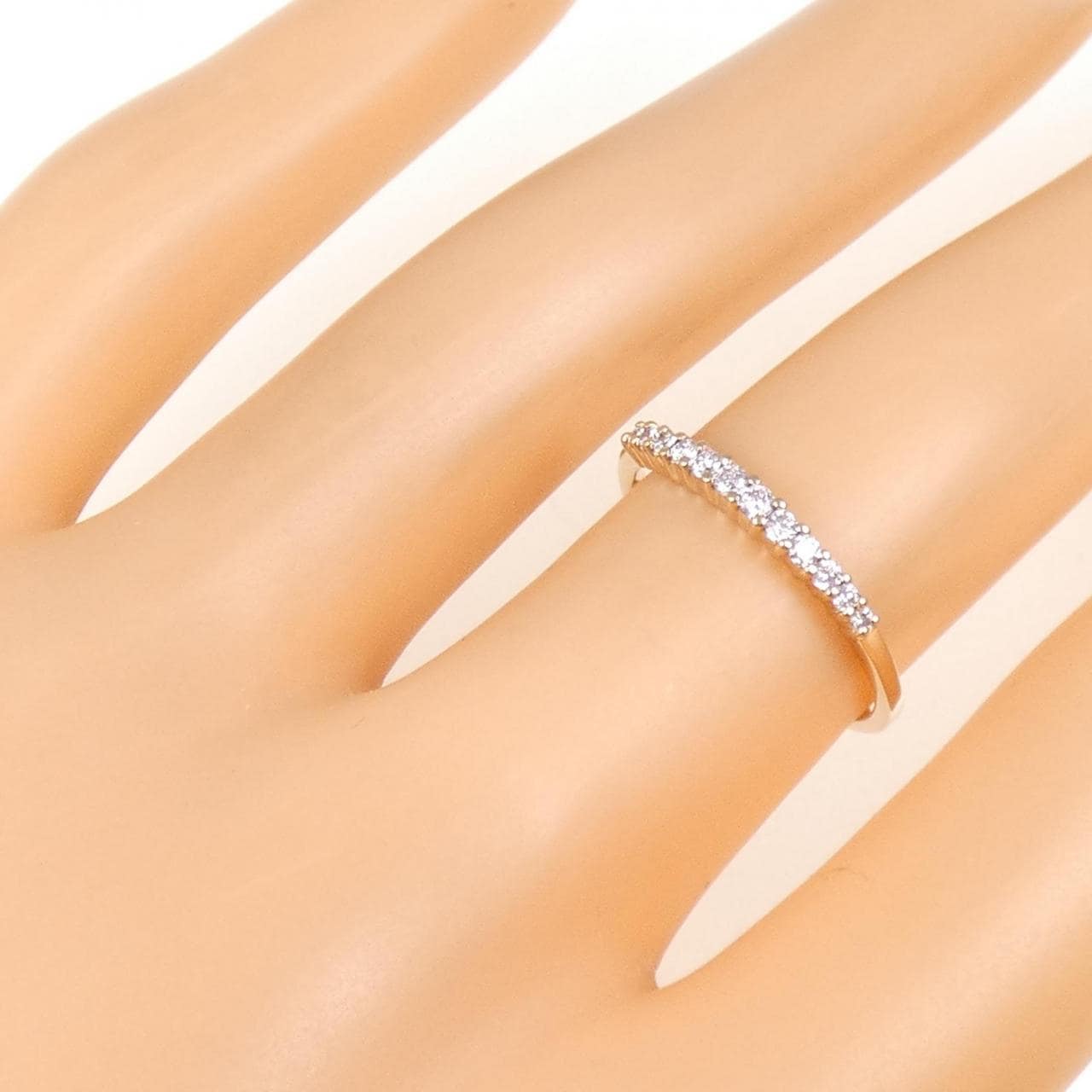 K18PG ダイヤモンド リング 0.15CT