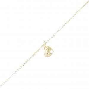 K18YG ハート ダイヤモンド ブレスレット 0.02CT